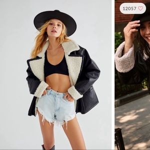 We the Free Kaja Vegan Bonded Pea Coat purchased from Free People